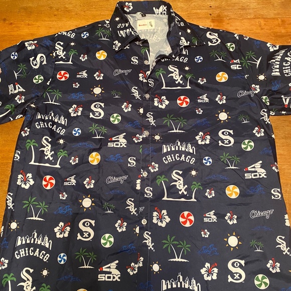 white sox button down shirt
